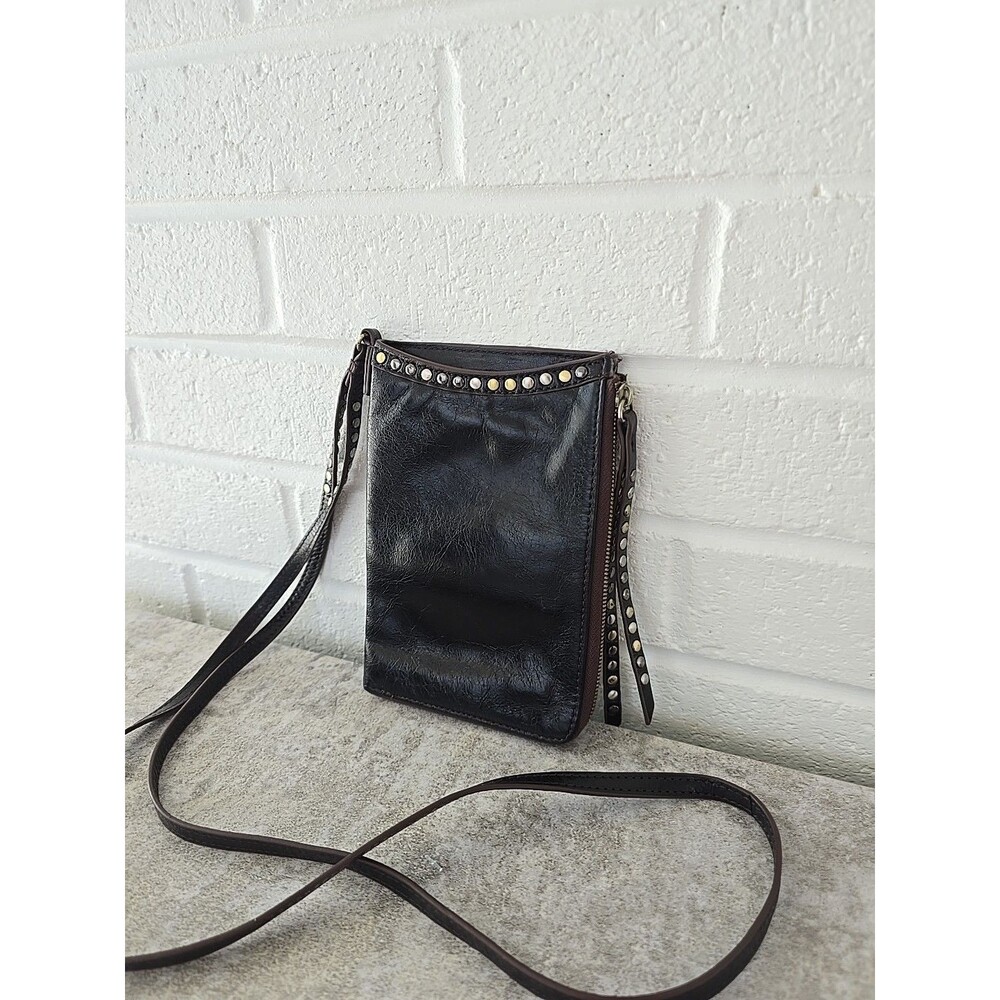 Hobo Moxie Crossbody Mini Bag  Dark Brown Leather